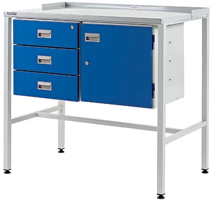 Industrial Workstation - Flat Top - D600mm