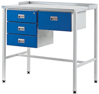 Industrial Workstation - Flat Top - D600mm