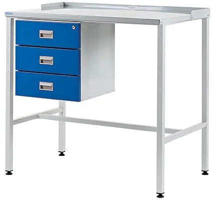 Industrial Workstation - Flat Top - D600mm