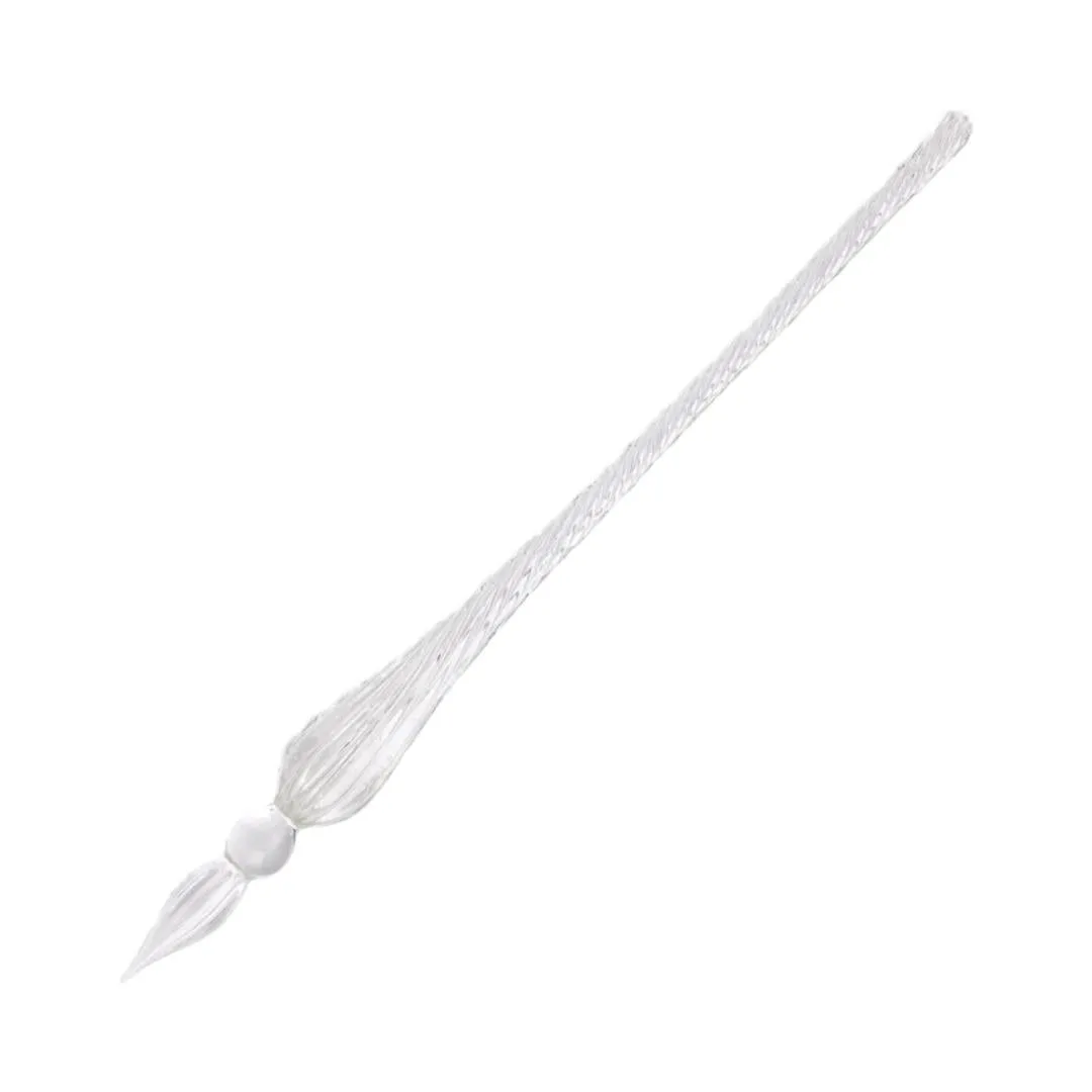 Jacques Herbin Round Glass Pen 18.5cm Transparent