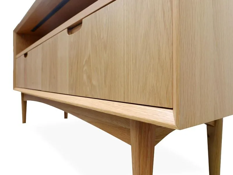 Johansen Scandinavian 122cm Wooden TV Entertainment Unit