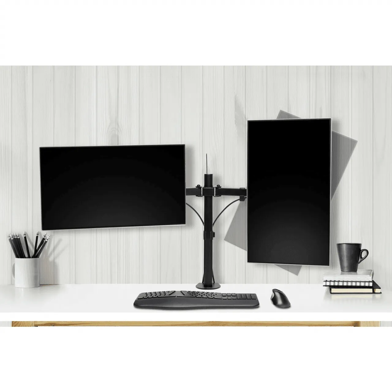 Kensington SmartFit Adjustable Dual Monitor Arm Stand Mount Double Screen Ergonomic