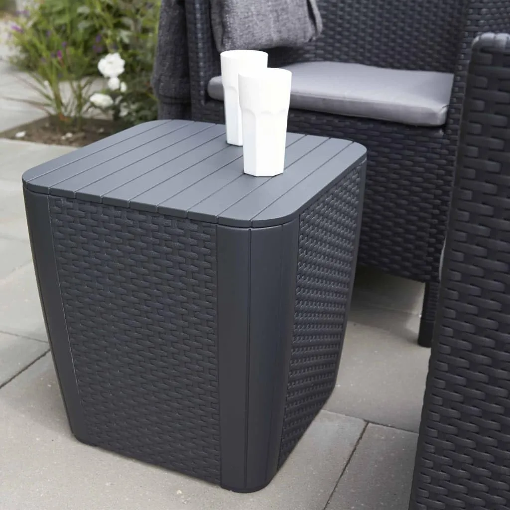 Keter Futura Miami Dining Set - Graphite