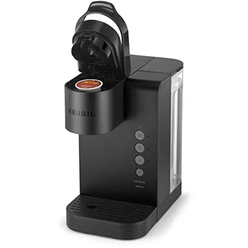 Keurig K-Express Essentials Coffee Maker, Single Serve K-Cup Pod Coffee Brewer, Black - 3 Cup Sizes 6, 8, & 10oz, 36 OZ Removable Reservoir - BROAG Random Color Water Bottle