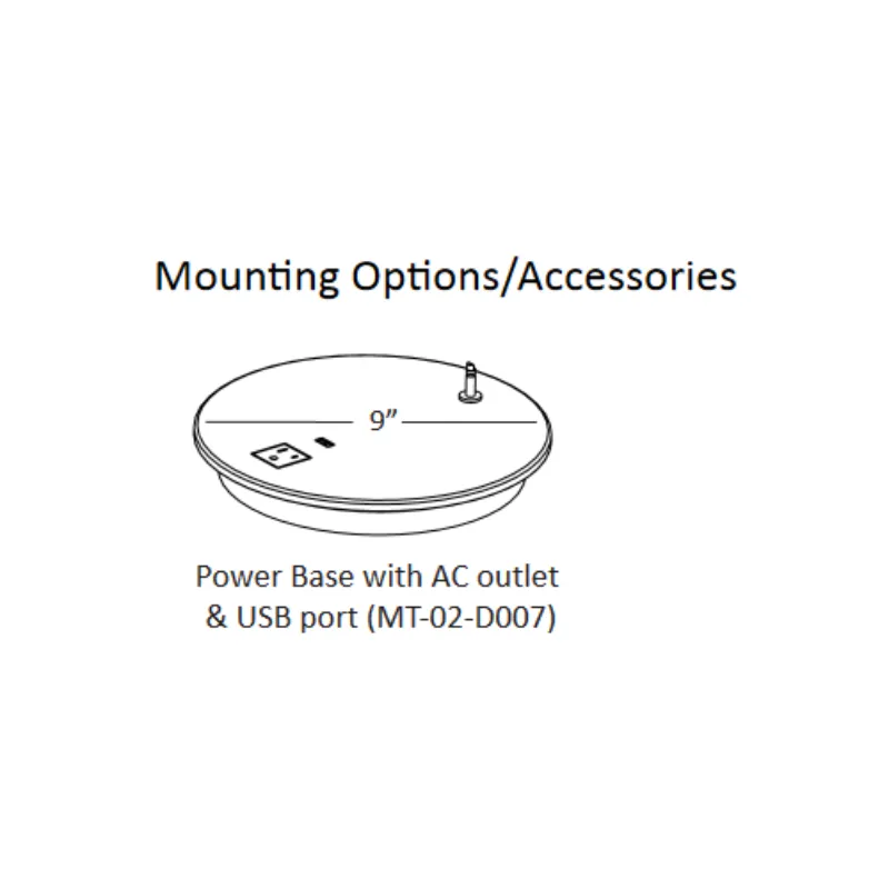 Koncept ZBD3000 Z-Bar Gen 4 LED Desk Lamp, Power Base