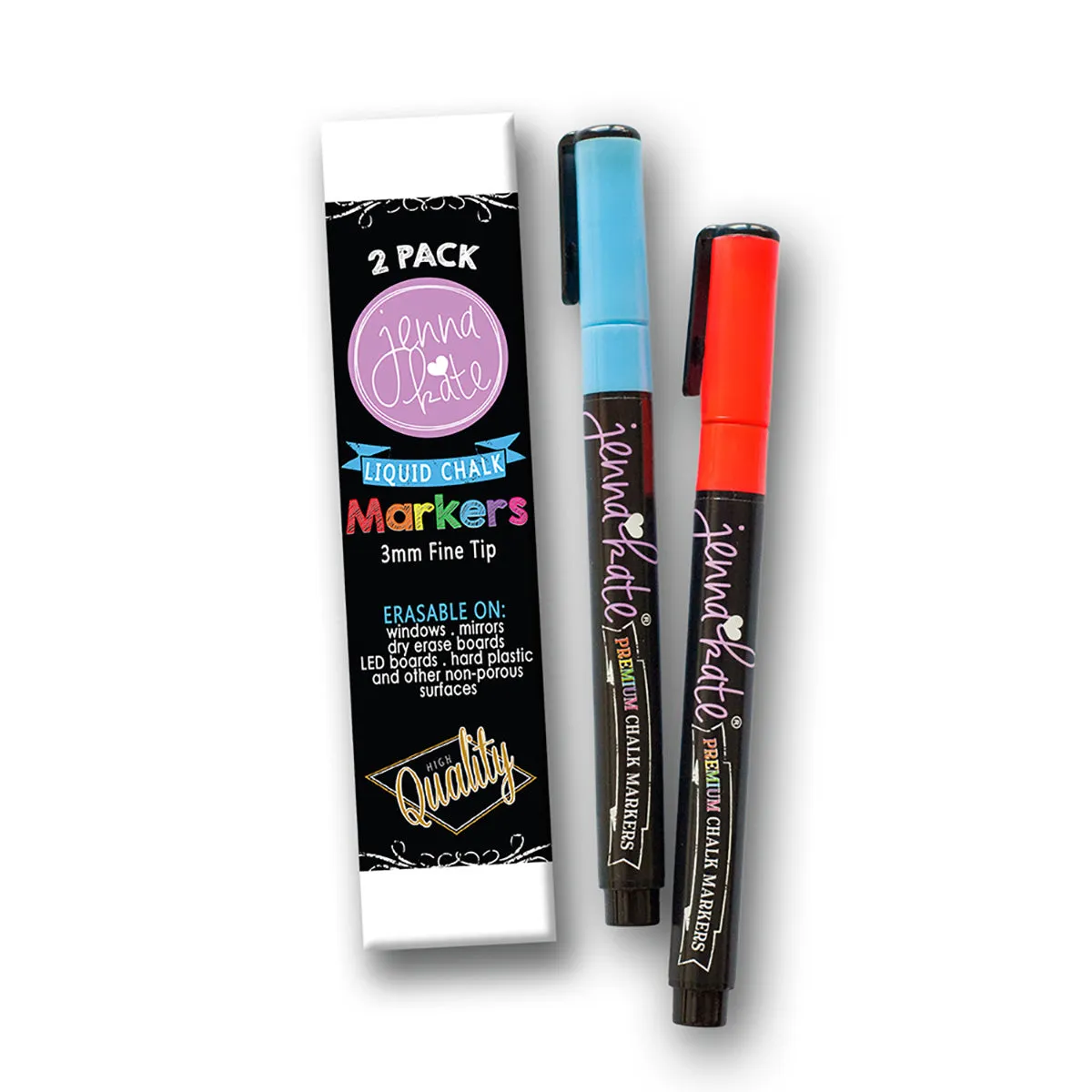 Large Magnetic Dry Erase Menu with Markers- Chalkboard Design