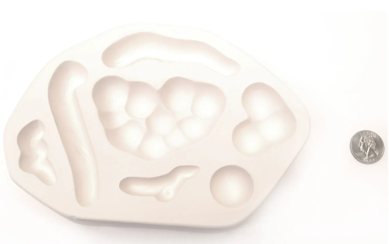 LF117 - Grape and Vines Texture Mold for Glass Casting Frit
