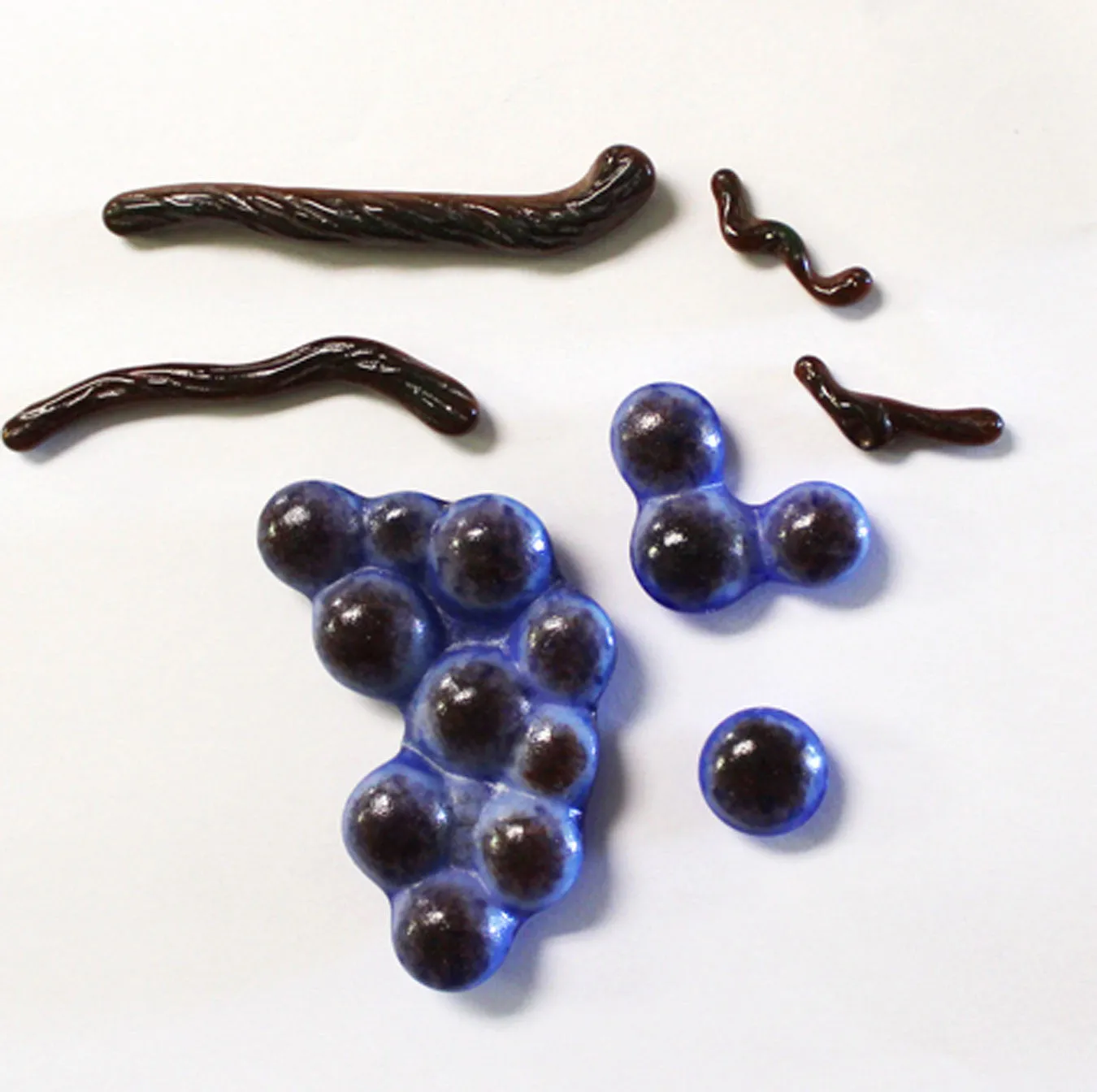 LF117 - Grape and Vines Texture Mold for Glass Casting Frit