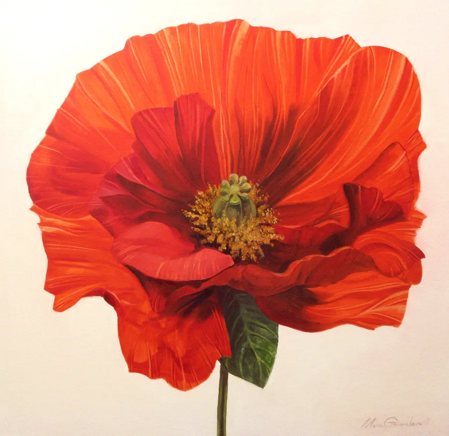 LF143 SMALL PATTY GRAY FRIT CAST POPPY