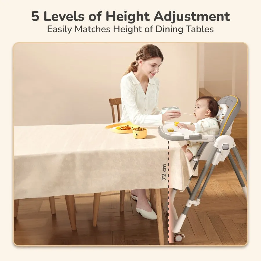 Marshmallow Smart High Chair For Kids 3-in-1 Multipurpose High Chair with Swing