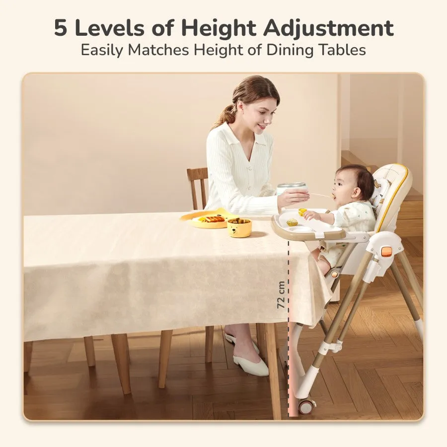 Marshmallow Smart High Chair For Kids 3-in-1 Multipurpose High Chair with Swing