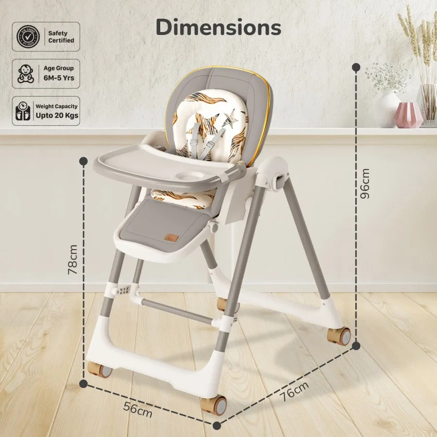 Marshmallow Smart High Chair For Kids 3-in-1 Multipurpose High Chair with Swing