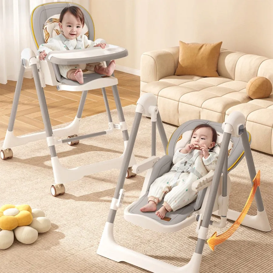 Marshmallow Smart High Chair For Kids 3-in-1 Multipurpose High Chair with Swing