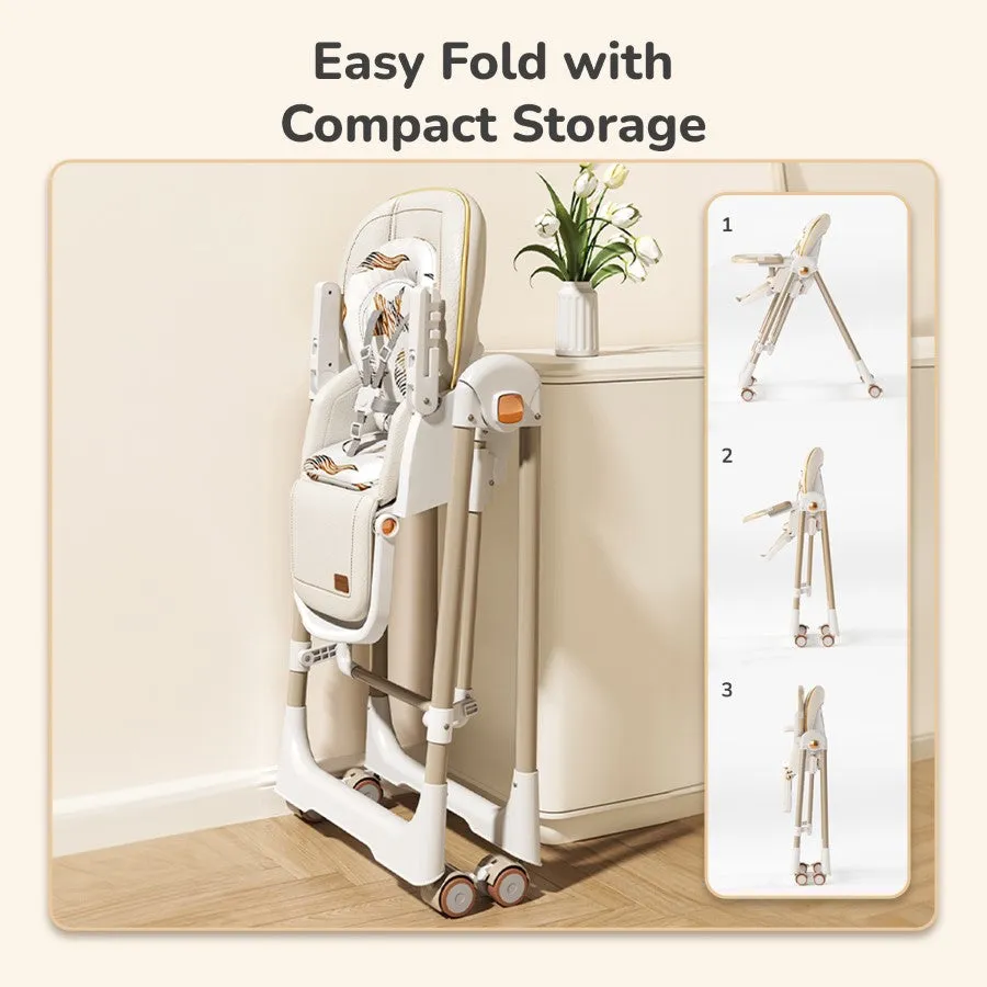 Marshmallow Smart High Chair For Kids 3-in-1 Multipurpose High Chair with Swing