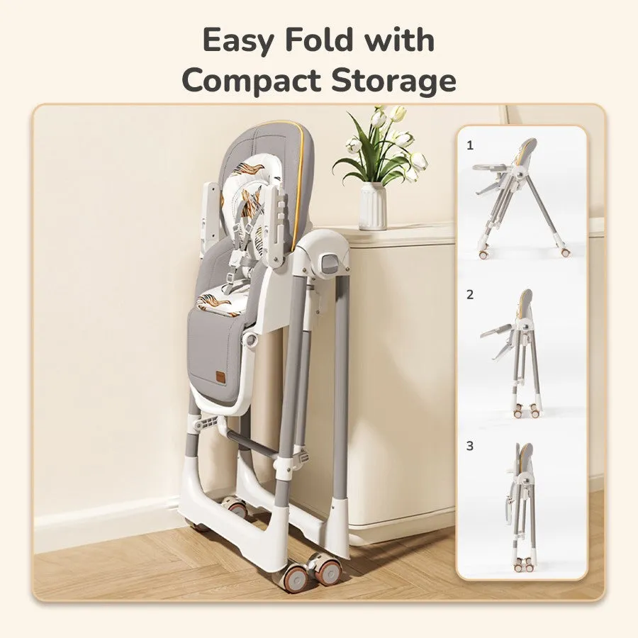 Marshmallow Smart High Chair For Kids 3-in-1 Multipurpose High Chair with Swing