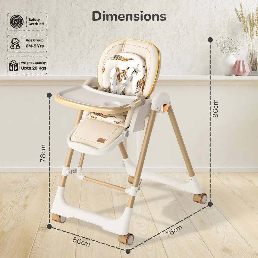 Marshmallow Smart High Chair For Kids 3-in-1 Multipurpose High Chair with Swing
