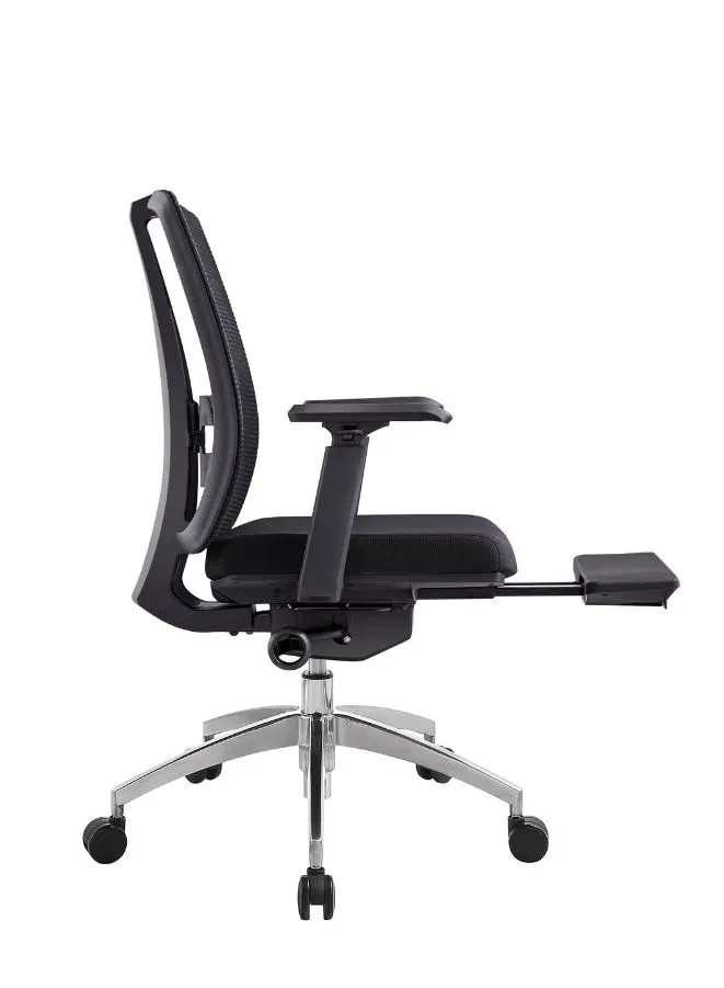 Modern Ergonomic Office Chair with Adjustable Armrest and Footrest for Office Executives and Managers