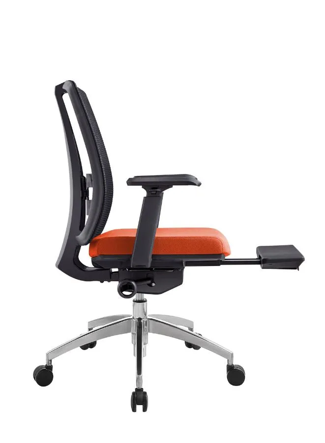 Modern Ergonomic Office Chair with Adjustable Armrest and Footrest for Office Executives and Managers