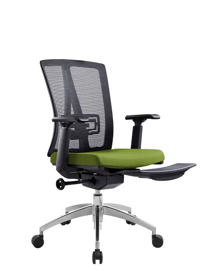 Modern Ergonomic Office Chair with Adjustable Armrest and Footrest for Office Executives and Managers