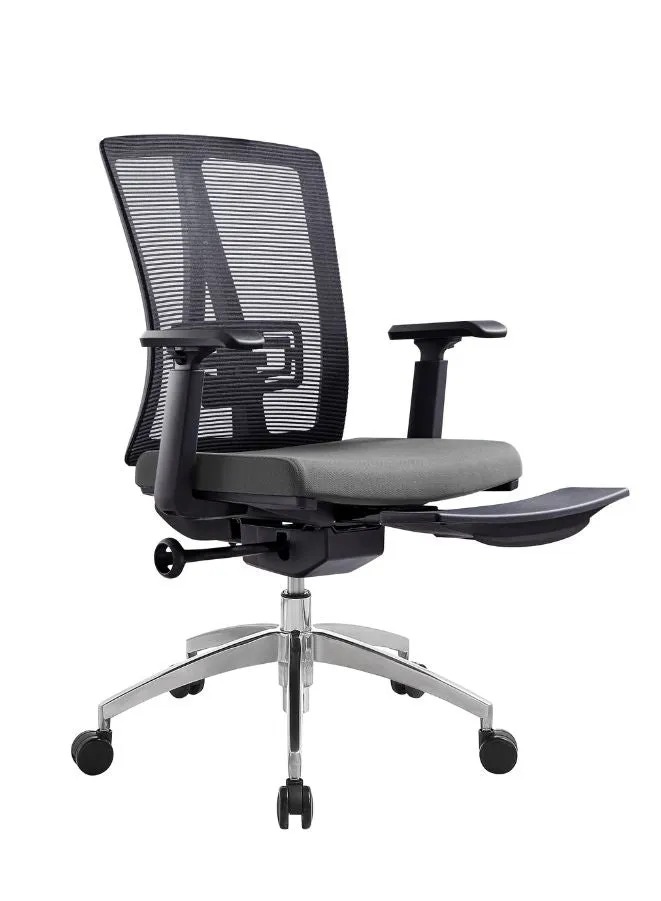 Modern Ergonomic Office Chair with Adjustable Armrest and Footrest for Office Executives and Managers