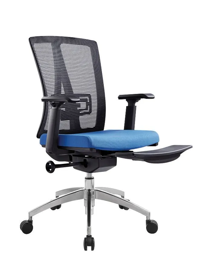 Modern Ergonomic Office Chair with Adjustable Armrest and Footrest for Office Executives and Managers