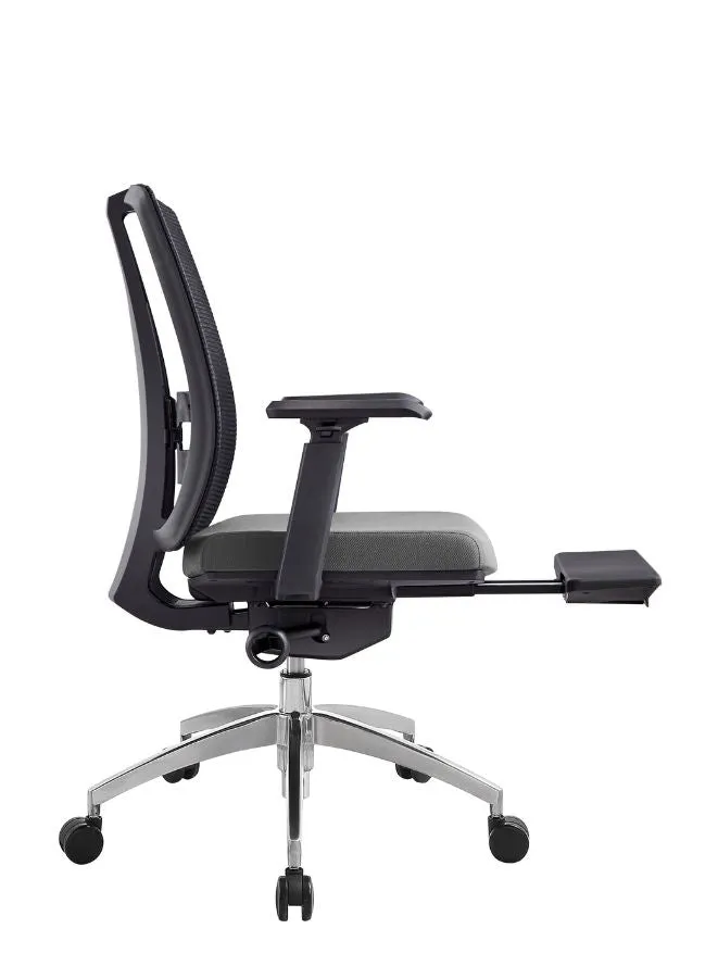 Modern Ergonomic Office Chair with Adjustable Armrest and Footrest for Office Executives and Managers