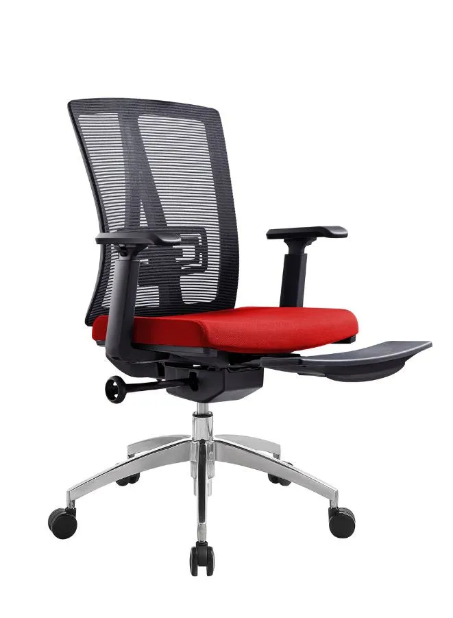 Modern Ergonomic Office Chair with Adjustable Armrest and Footrest for Office Executives and Managers