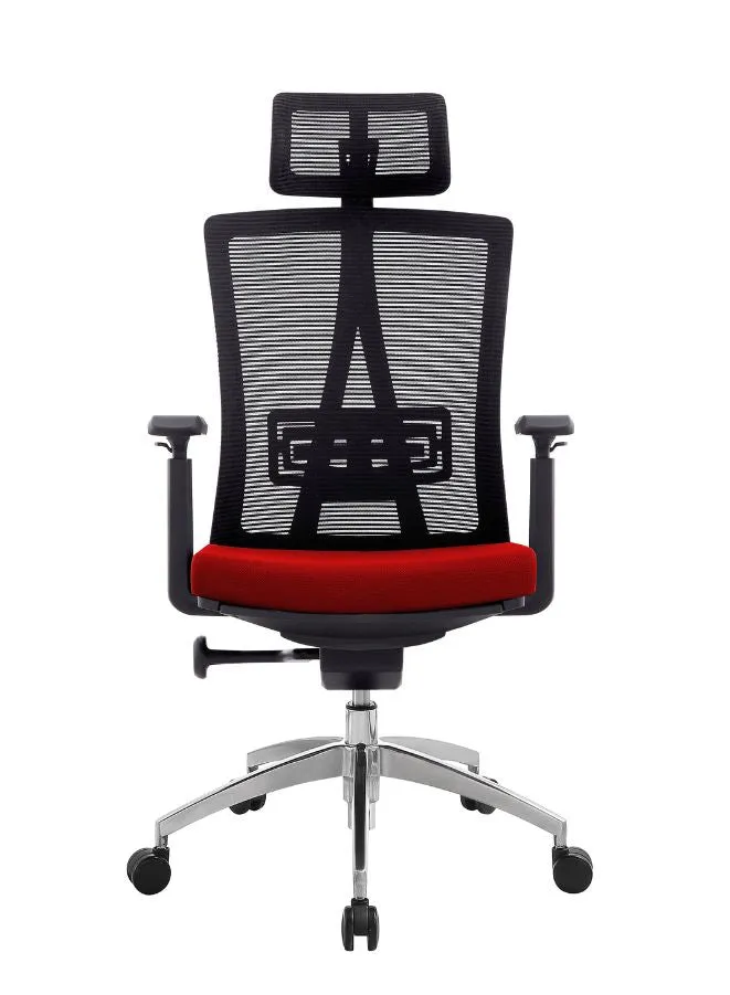 Modern Ergonomic Office Chair with Adjustable Headrest, Armrest and Footrest for Office Executives and Managers