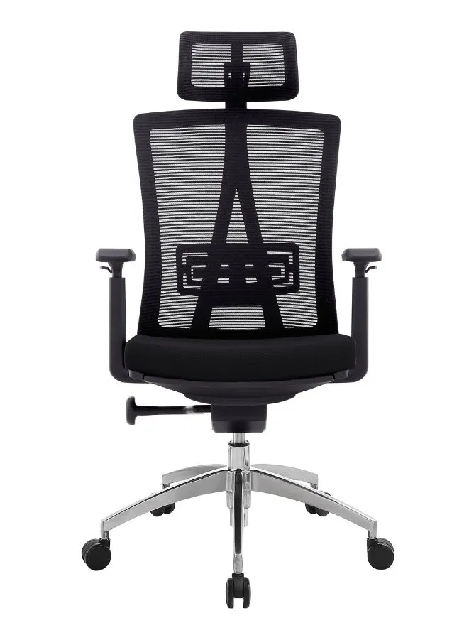 Modern Ergonomic Office Chair with Adjustable Headrest, Armrest and Footrest for Office Executives and Managers