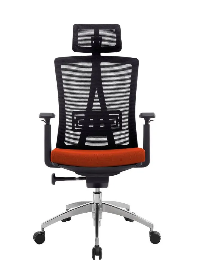 Modern Ergonomic Office Chair with Adjustable Headrest, Armrest and Footrest for Office Executives and Managers