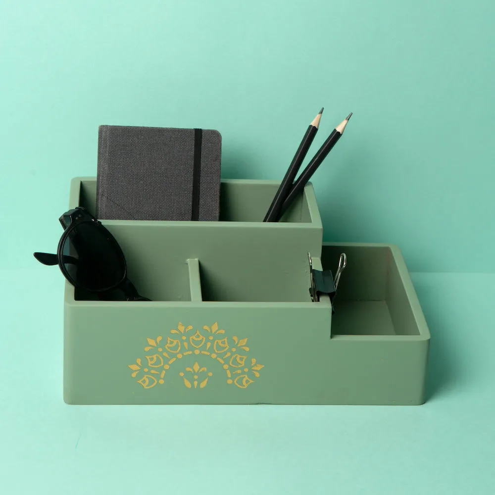 Multi Organiser Amber Orange