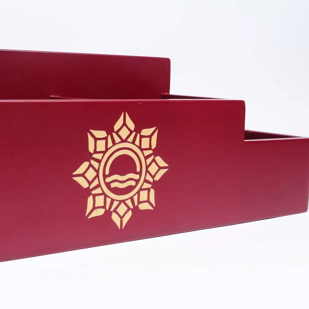 Multi Organiser Amber Orange