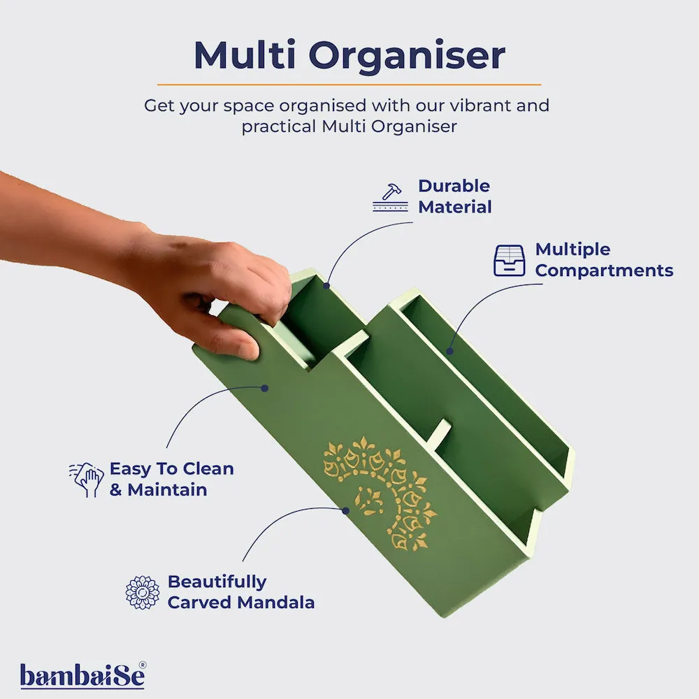 Multi Organiser Amber Orange