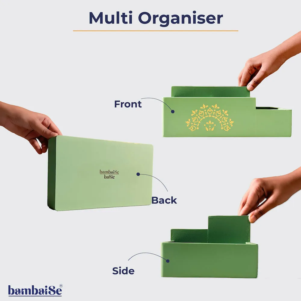 Multi Organiser Amber Orange