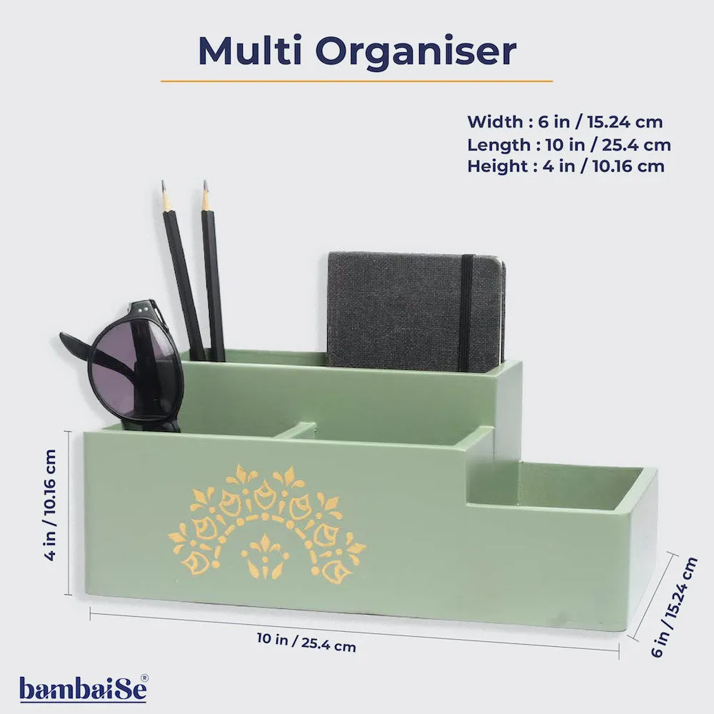 Multi Organiser Amber Orange