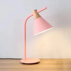 Nordic Single Head Metal Desk Light - Functional Reading Lamp for Study Rooms and Dormitories