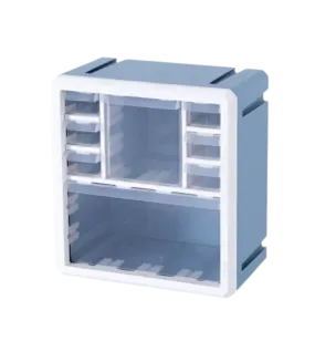 Octa Cube Storage Box White/Blue