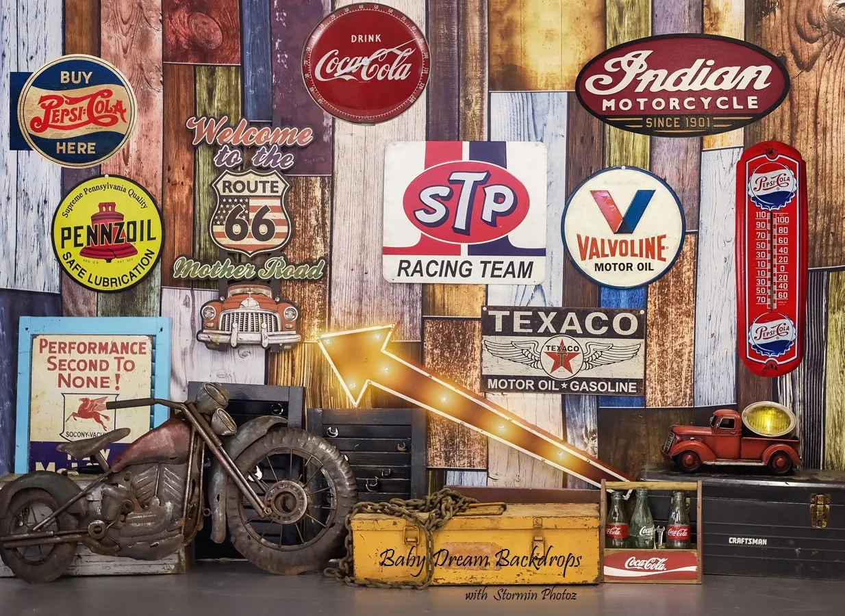 Old Timers Garage lights