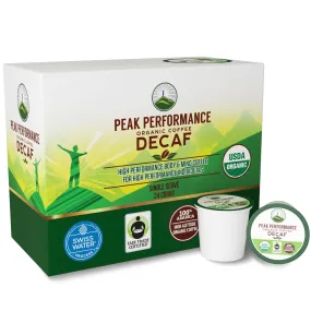 Organic DECAF K Cups High Altitude Coffee Pods