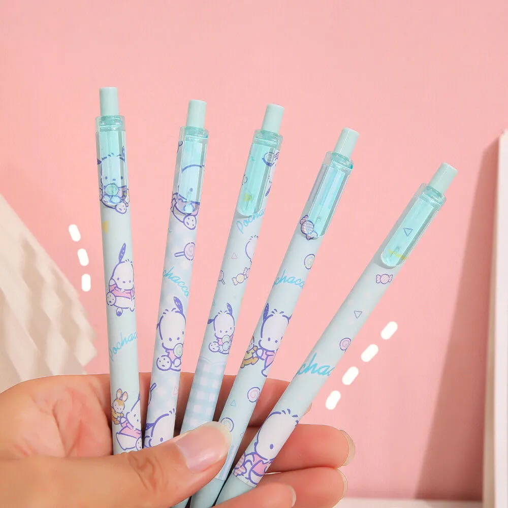 Pack of 5 Pochacco Click Pen Set