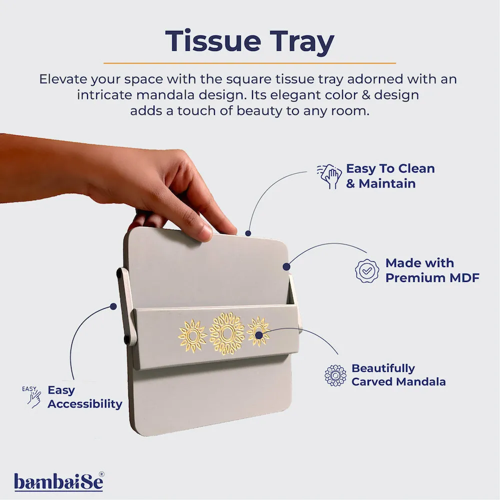 Pebble Grey Tissue Tray