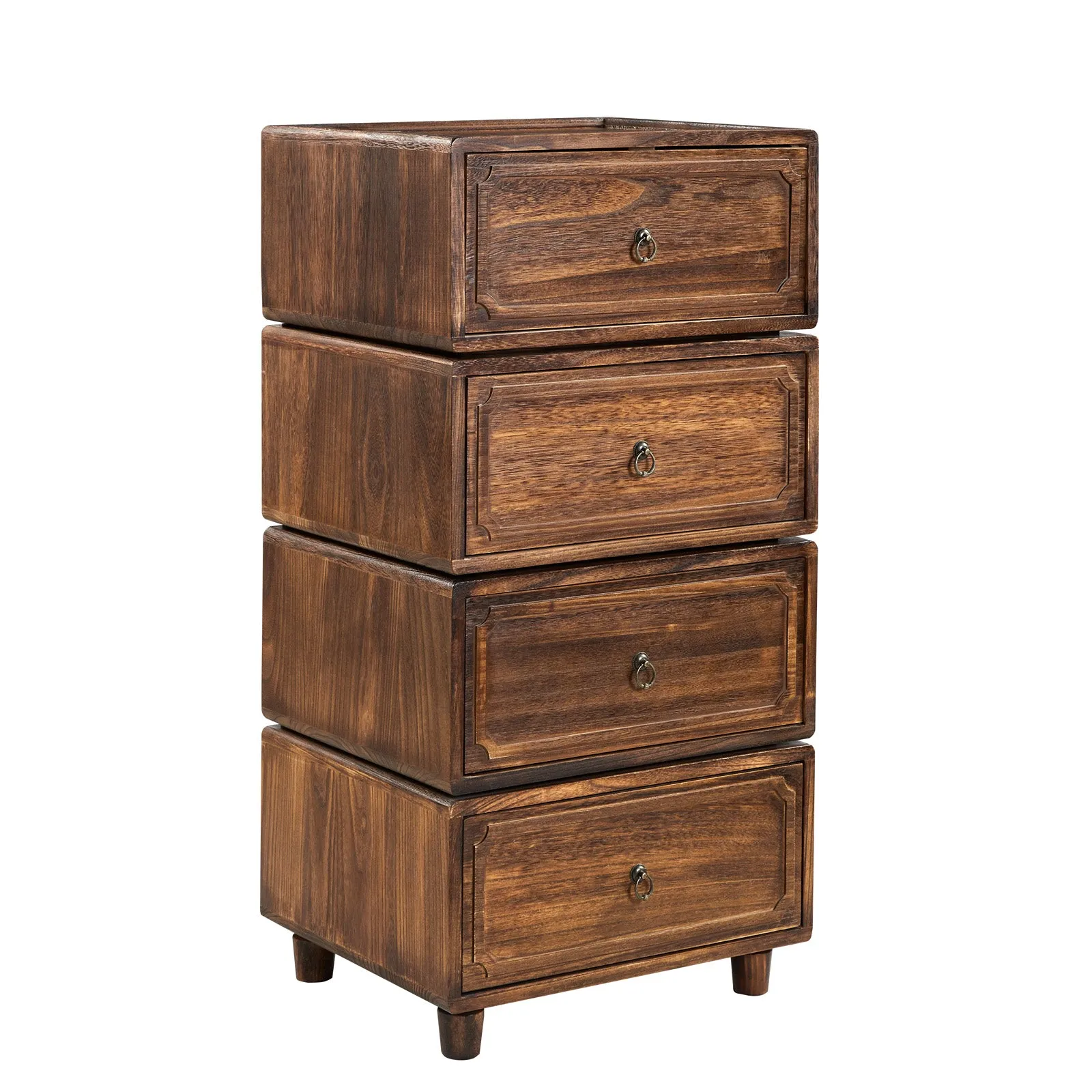 Peggie Transitional Farmhouse Combination Nightstand(Multiple Unit Options)