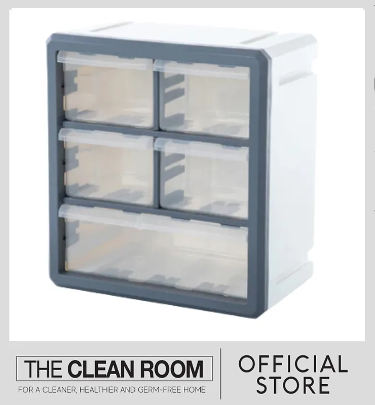 Penta Cube Storage Box White/Blue
