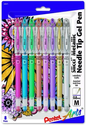 Pentel SLICCI Gel Roller Metalic Color 0.8mm