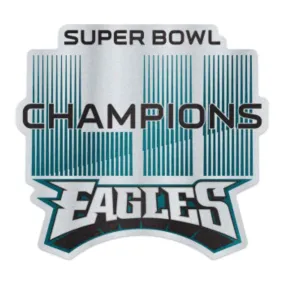 Philadelphia Eagles 2018 Super Bowl LII Champions WinCraft Auto Badge Decal