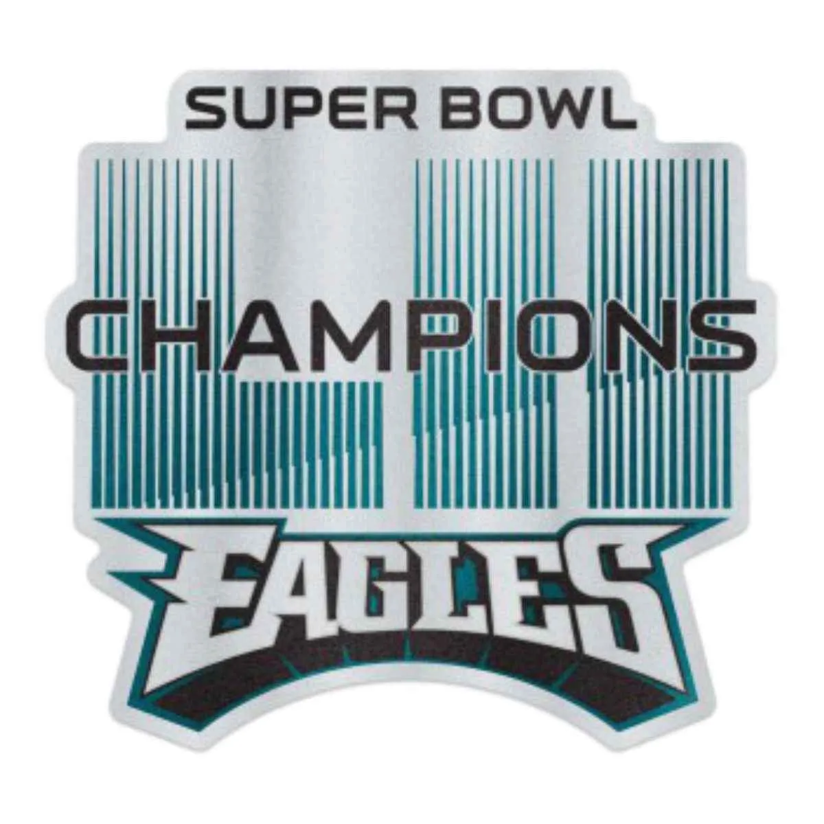 Philadelphia Eagles 2018 Super Bowl LII Champions WinCraft Auto Badge Decal