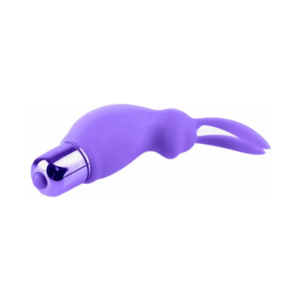 Pipedream Neon 3-Piece Silicone Vibrating Couples Kit Purple