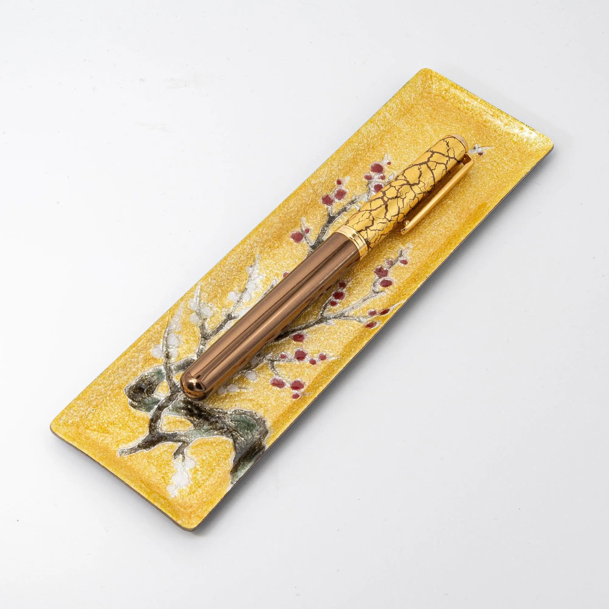 Plum Shippo Ware Slim Pen Tray