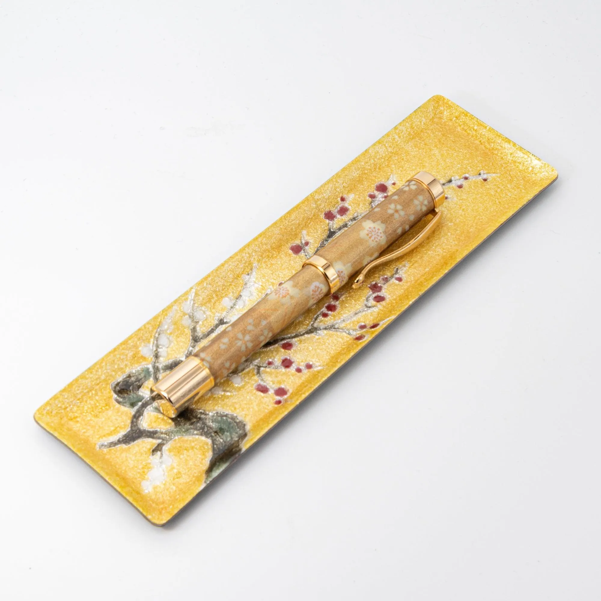 Plum Shippo Ware Slim Pen Tray