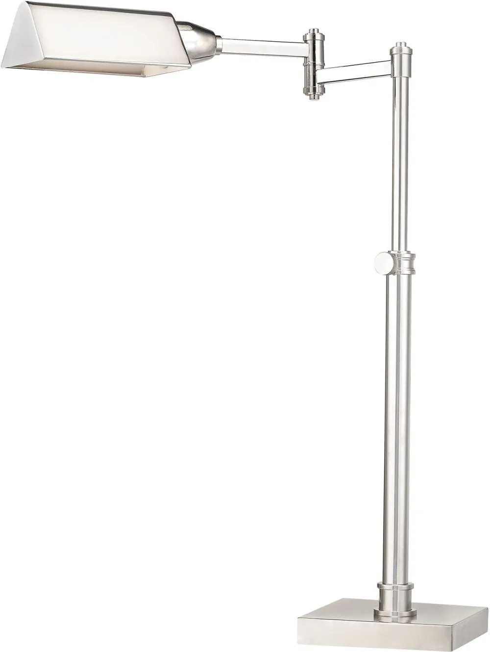 Polished Nickle Desk Lamp